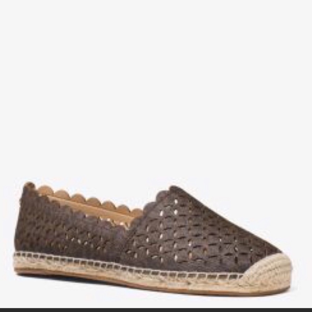 Michael Kors Alexis Perforated Espadrilles Size 6.